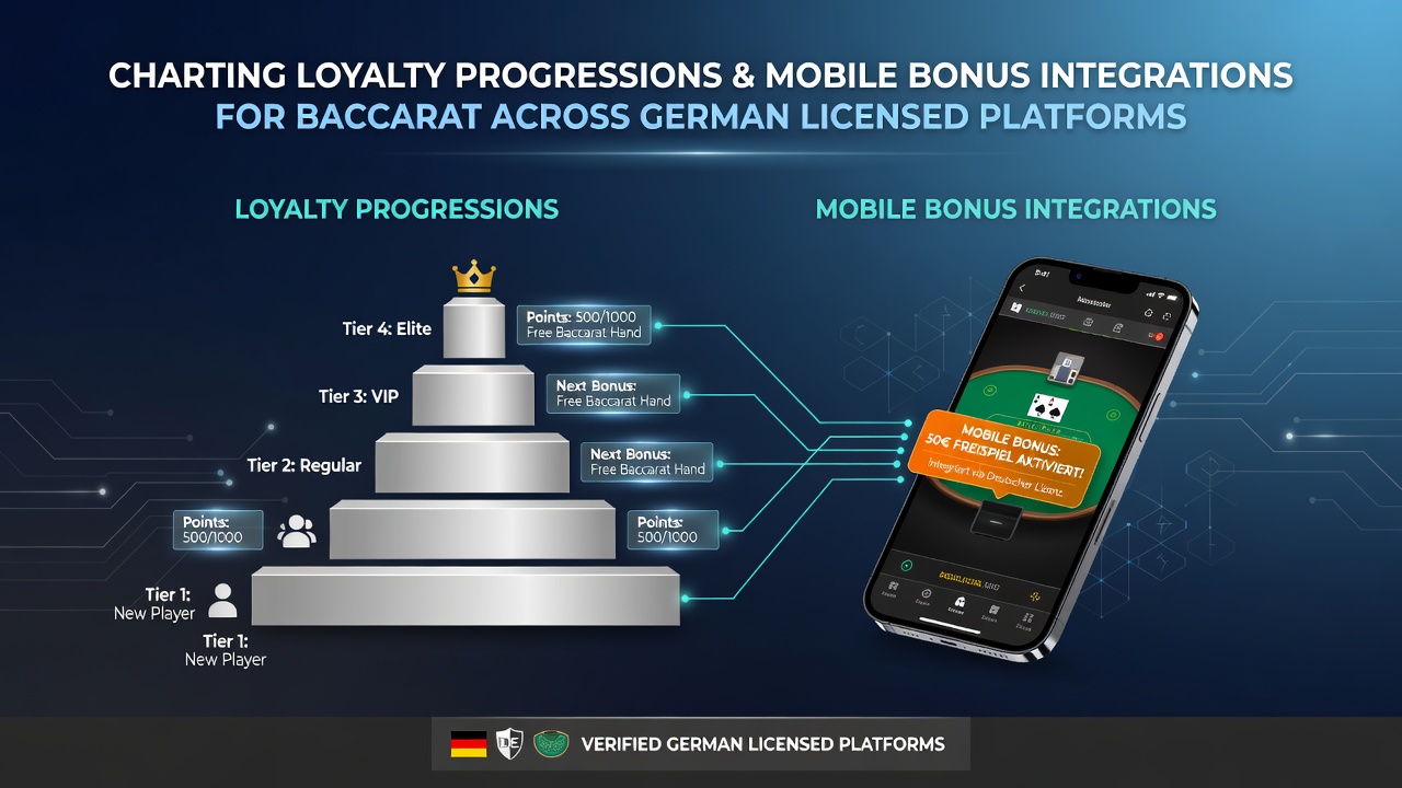 Darstellung von Treuefortschritten und mobilen Bonusintegrationen für Baccarat auf lizenzierten deutschen Plattformen