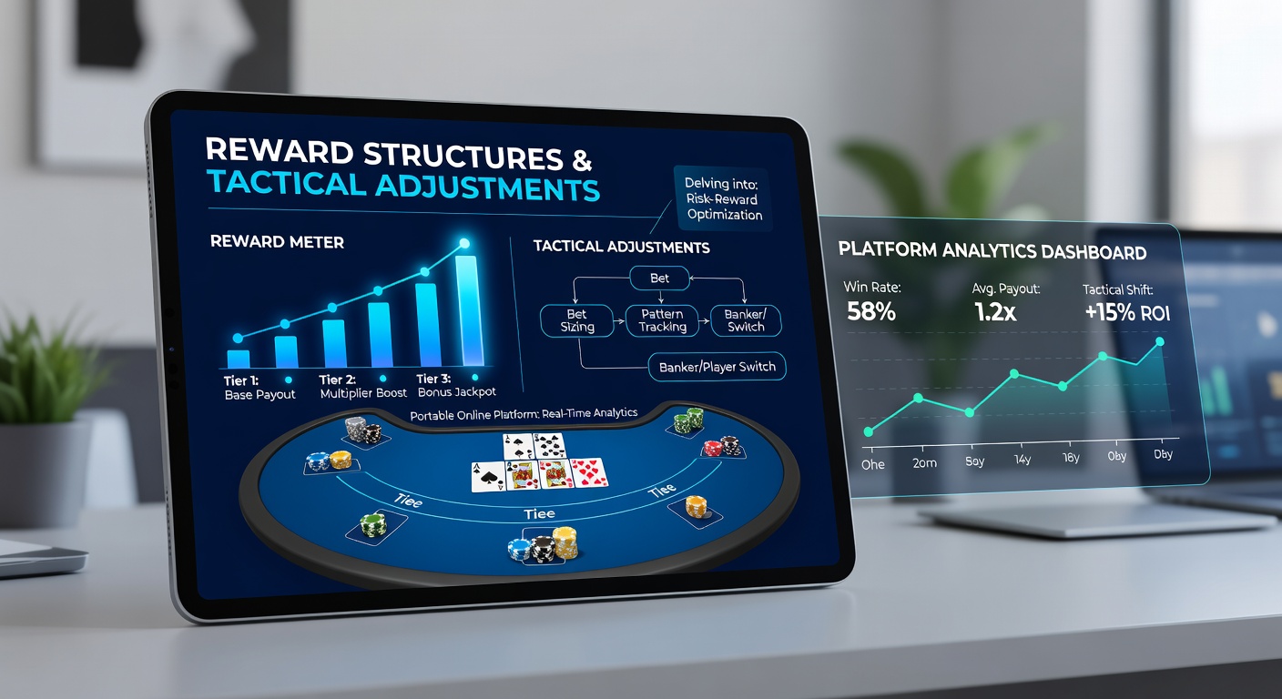 Taktische Anpassungen auf Tablet und Smartphone für Baccarat