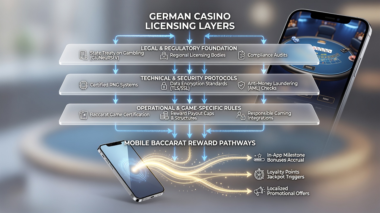 Mobile Baccarat-App mit Lizenz-bedingten Belohnungspfaden