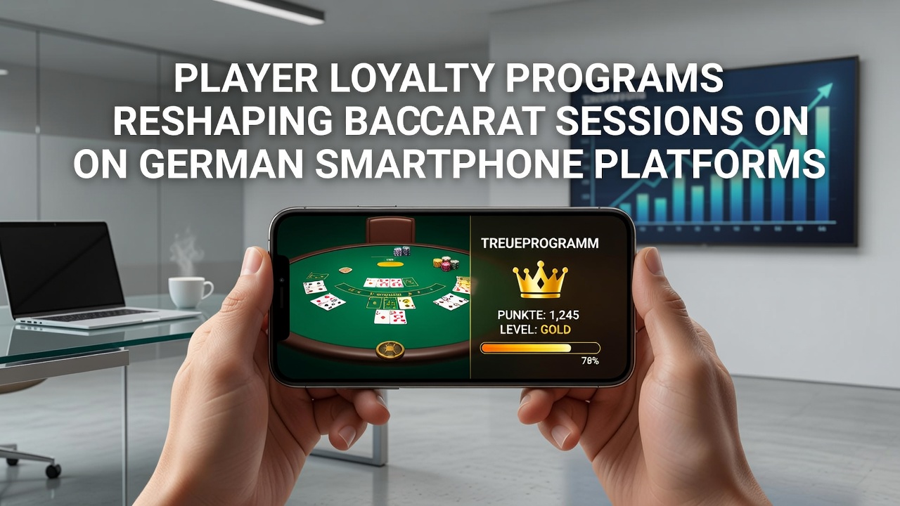 Darstellung von Loyalty-Stufen und mobilen Belohnungen während einer Baccarat-Session auf einem deutschen Smartphone