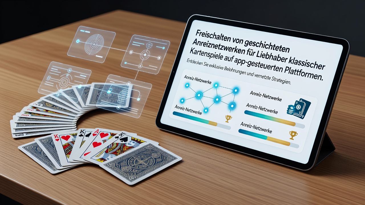 App-gesteuerte Plattformen mit gestaffelten Anreizsystemen für Tischkartenspiele in Deutschland